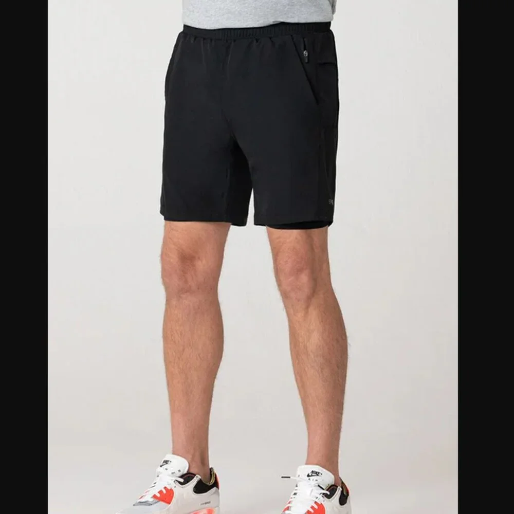 Swet Tailor NEW NWT Mens 2XL Black Active Lined Shorts Golf Gym Athletic